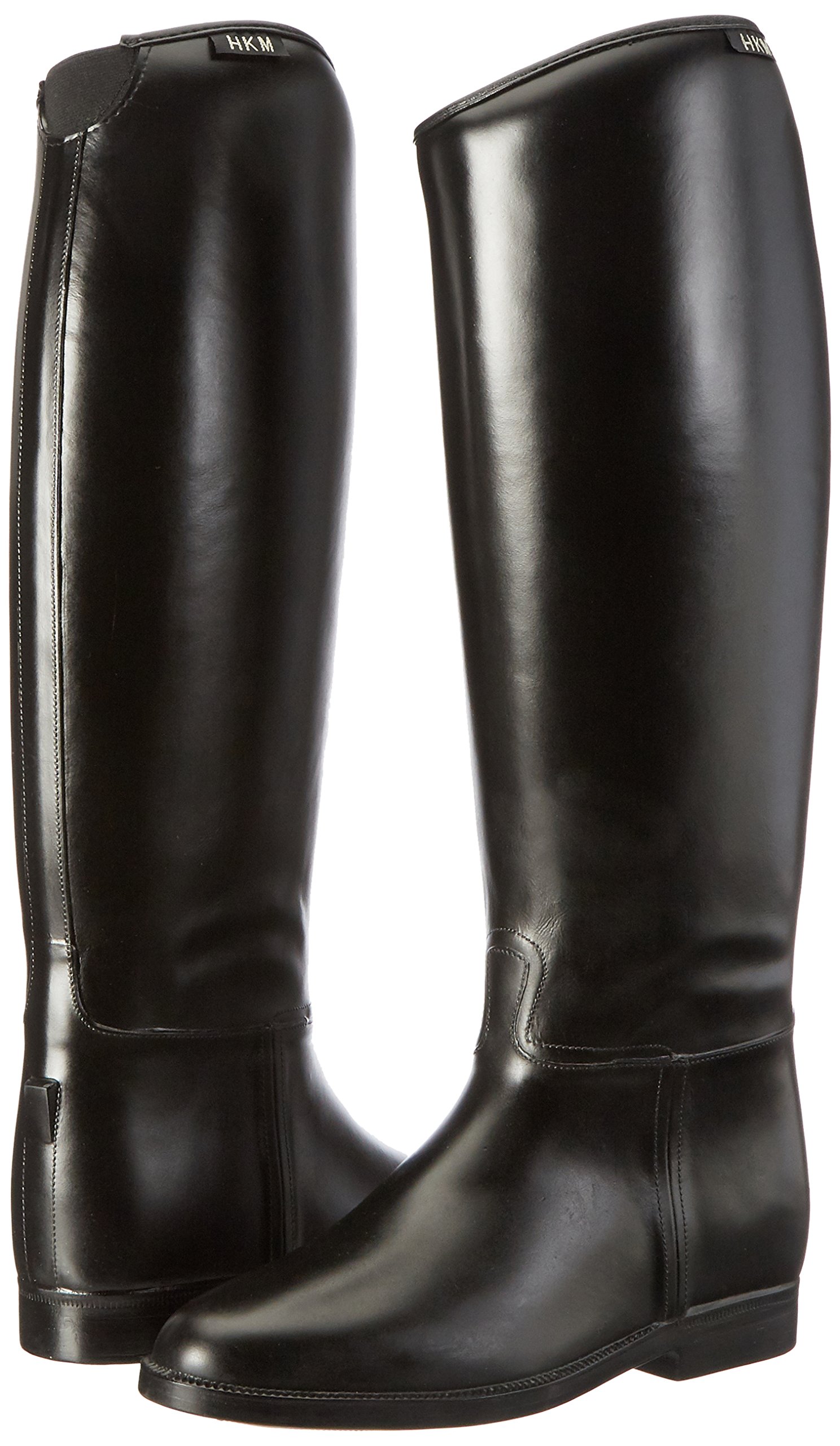 Women's Classic Riding Boots - Long & Wide Calf with Elastic Insert for Comfort - Perfect for Equestrian, Casual Wear & Outdoor Activities