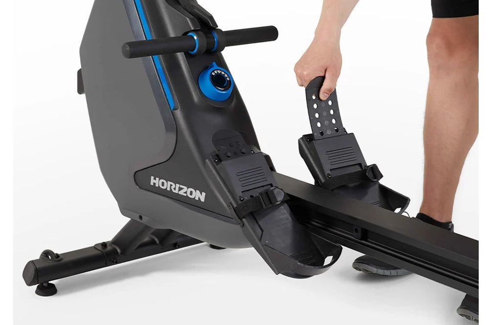 Horizon Oxford 3 Rowing Machine for Home Gym - Magnetic Rower with LCD Monitor for Cardio & Full Body Workout - Perfect for Small Spaces & Indoor Fitness Training