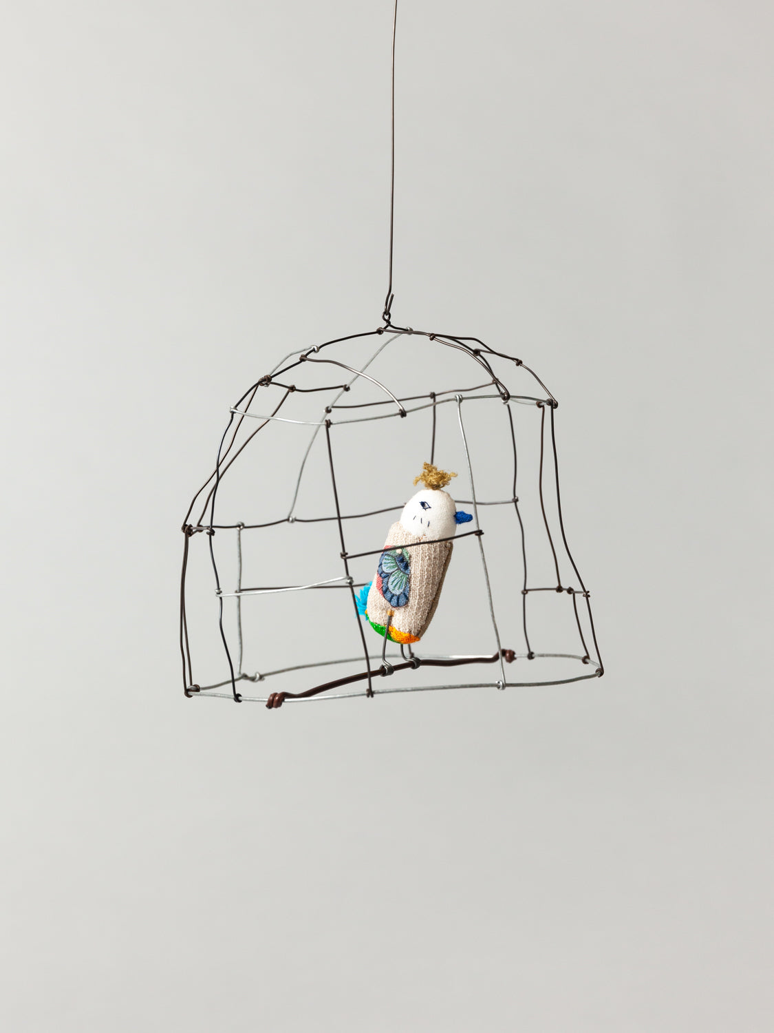Handmade Boho Wire Bird Mobile - Elegant Nursery Decor for Baby Shower Gifts & Kids Room Wall Hanging - Perfect for Gender Neutral Nursery, Bedroom & Boho Home Decor