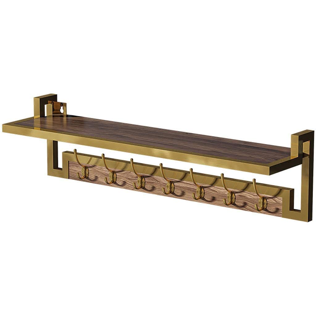 Modern Wall-Mounted Coat Rack with 7 Hooks - Space Saving Entryway Organizer for Jackets, Hats & Bags - Perfect for Hallway, Bedroom or Mudroom Storage