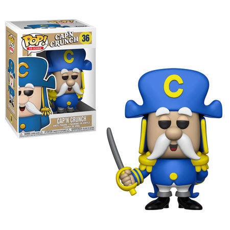 Funko Pop! Vinyl Captain Crunch with Sword Collectible Figure - Quaker Oats Ad Icon - Perfect for Display, Gifts & Pop Culture Collections