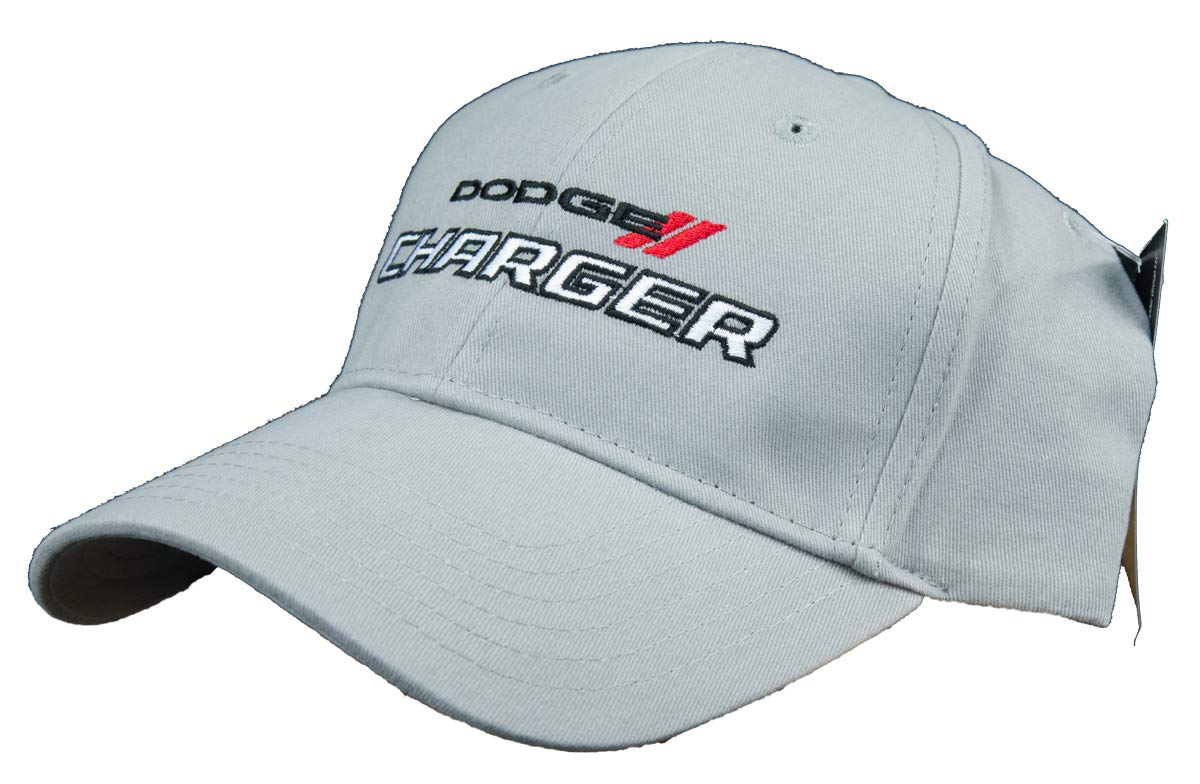 Dodge Charger Embroidered Baseball Cap - Stylish Grey Adjustable Hat for Men & Women | Perfect for Car Enthusiasts, Racing Fans & Casual Wear