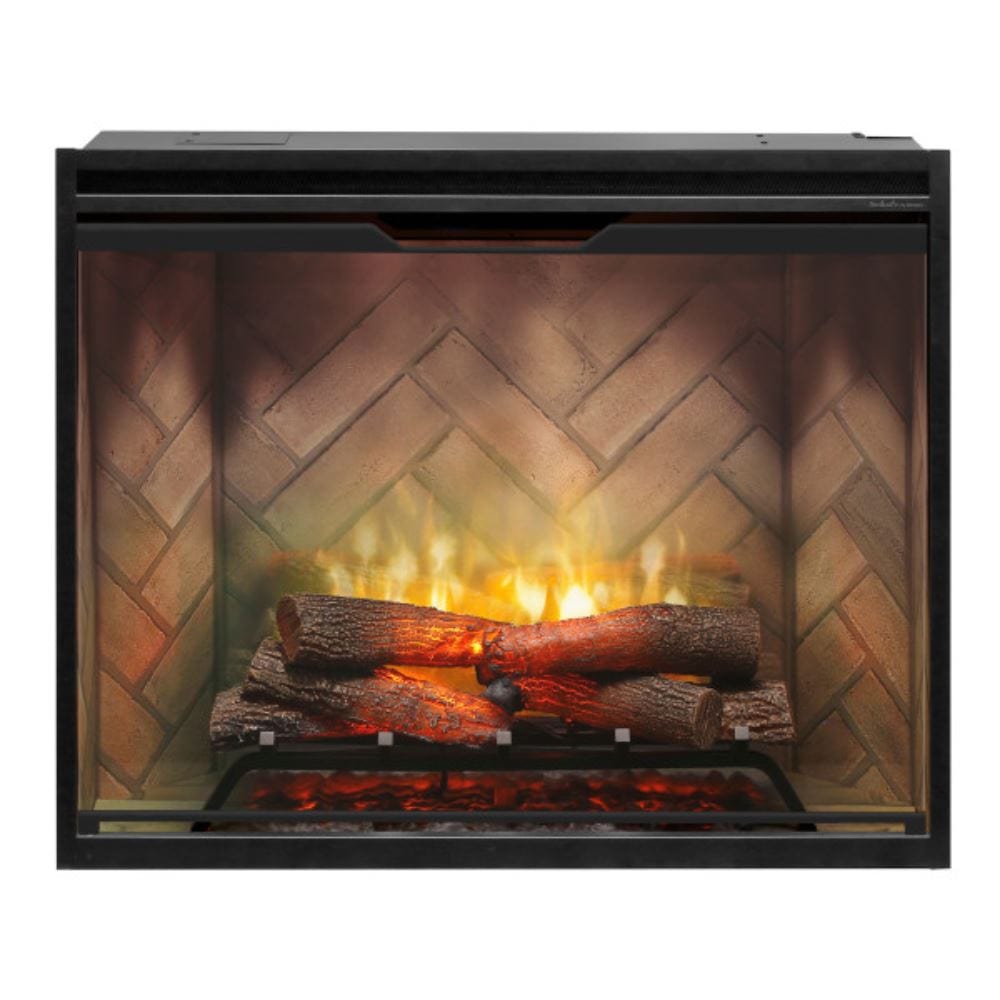 Dimplex Revillusion 36 Inch Built-in Electric Fireplace Insert - Realistic Flame Effect for Living Room, Bedroom & Office Heating