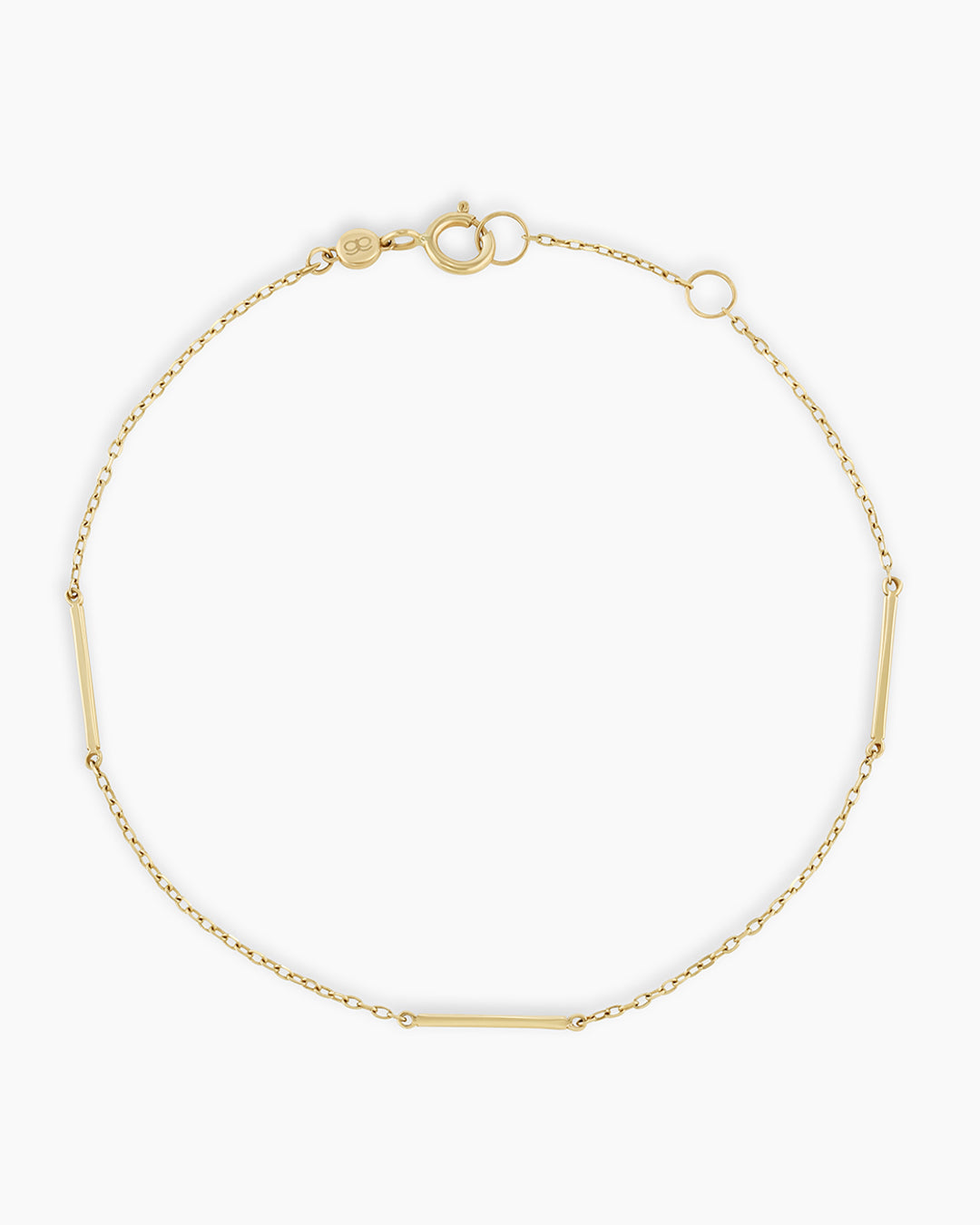 14K Gold Rose Bar Bracelet for Women - Elegant Minimalist Jewelry Gift for Her - Perfect for Valentine's Day, Anniversary & Special Occasions