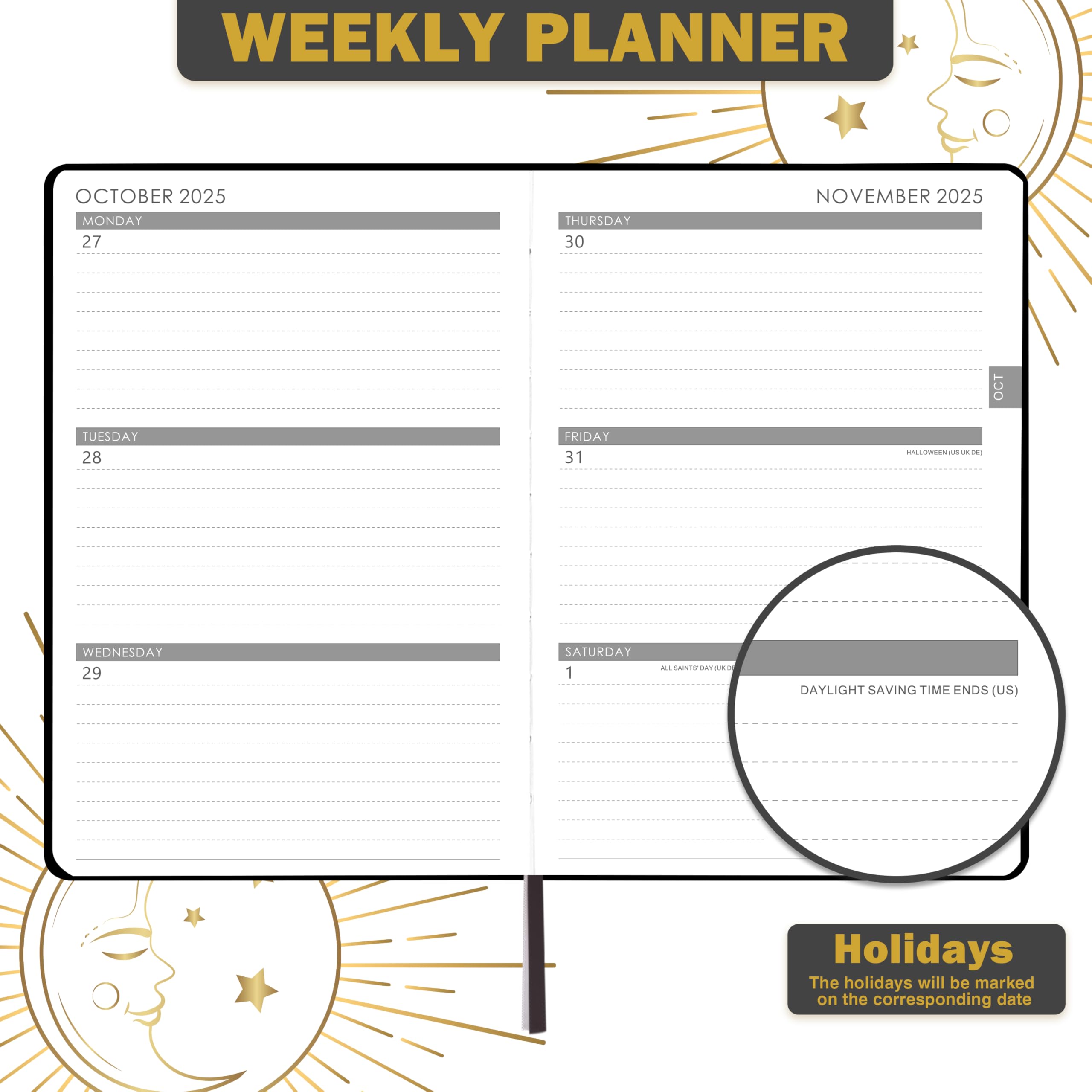 2025-2026 Academic Planner - July 2025 to June 2026 Weekly & Monthly Organizer, 5.75