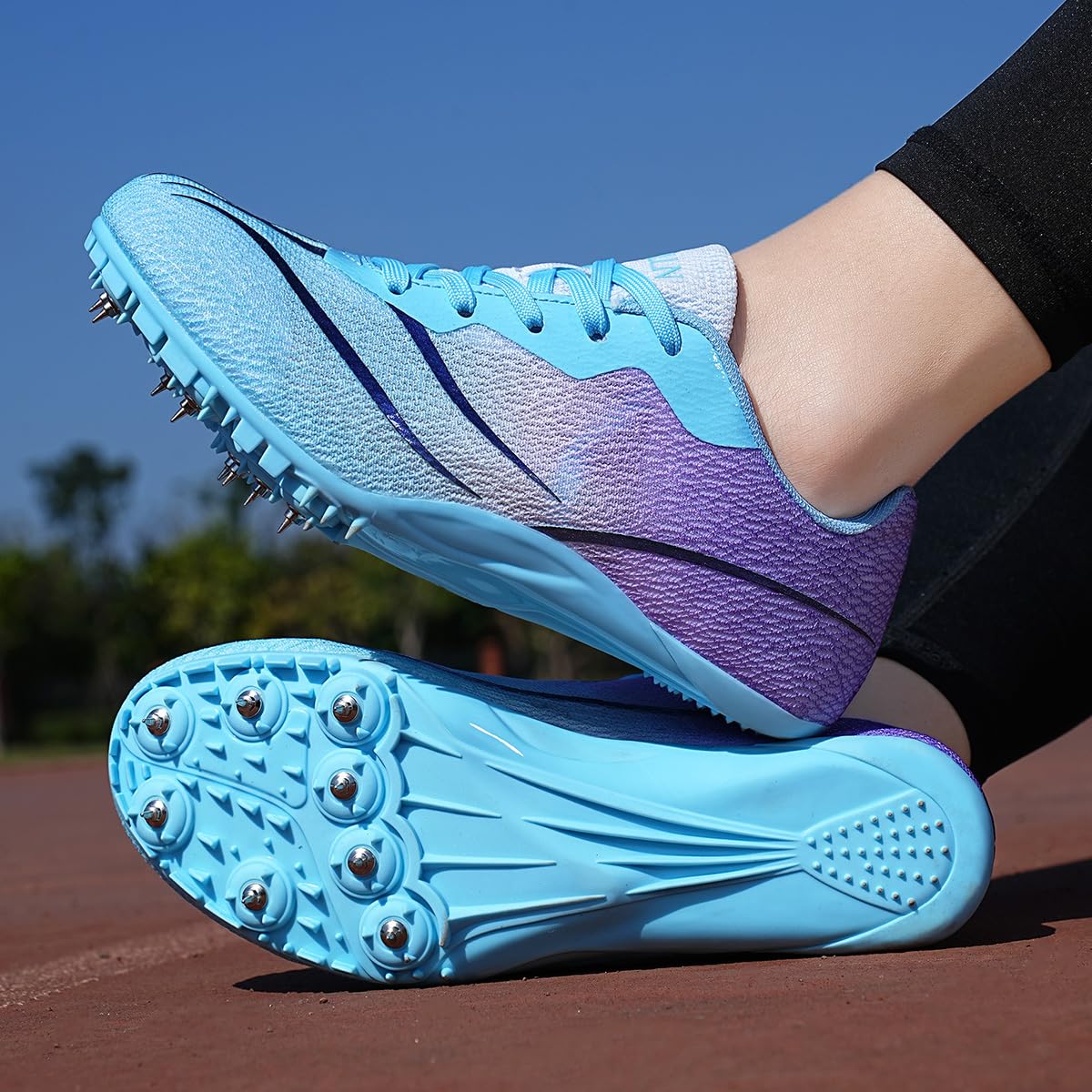 Men's Women's & Kids Track and Field Spikes - Lightweight Racing Shoes for Sprinting, Long Jump & High Jump - Perfect for Competition & Training
