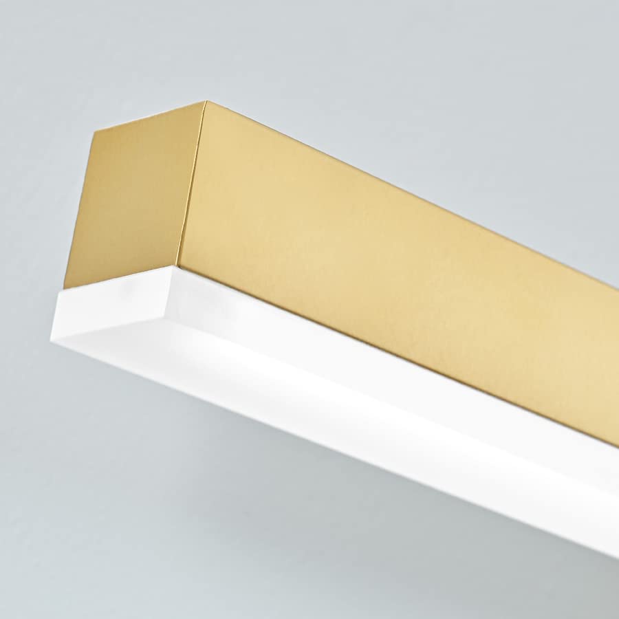 24 Inch LED Bathroom Vanity Light - Modern Gold Finish, Dimmable Mirror Lighting Fixture for Bathroom Wall | Perfect for Makeup Vanity, Spa Lighting, and Modern Home Decor