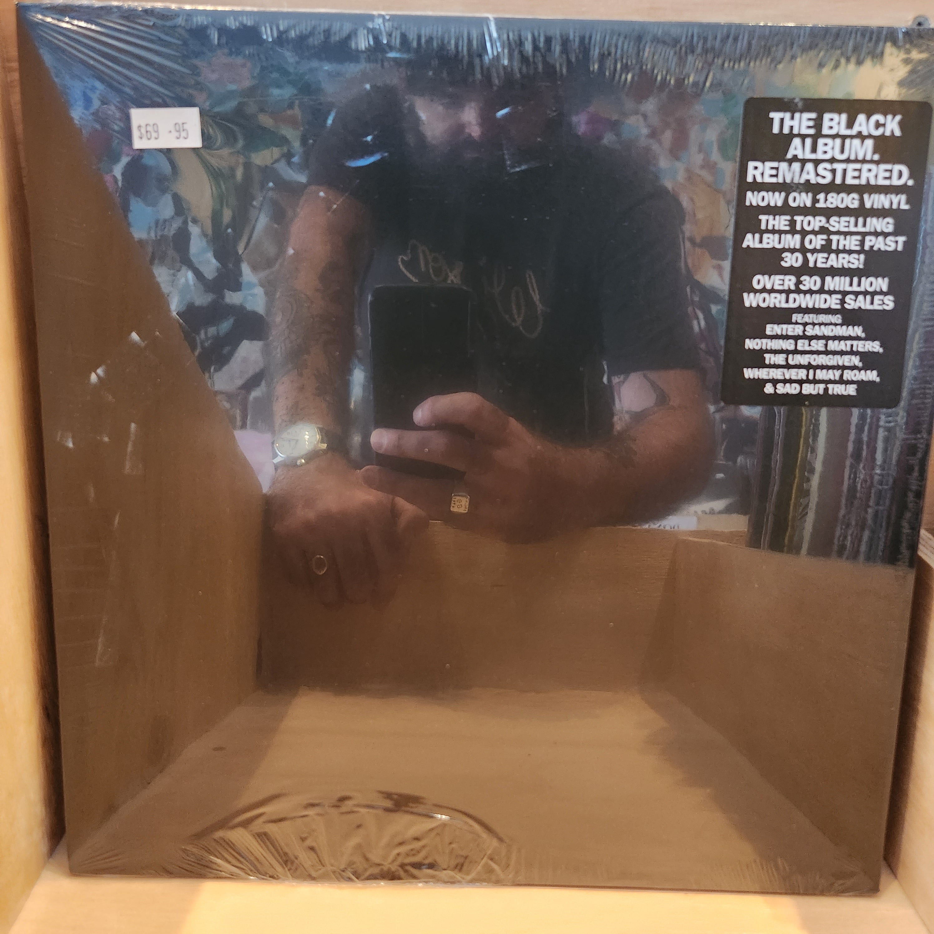 Metallica The Black Album Vinyl LP Record - Heavy Metal Music for Collectors & Audiophiles - Perfect for Home Listening & Gifts