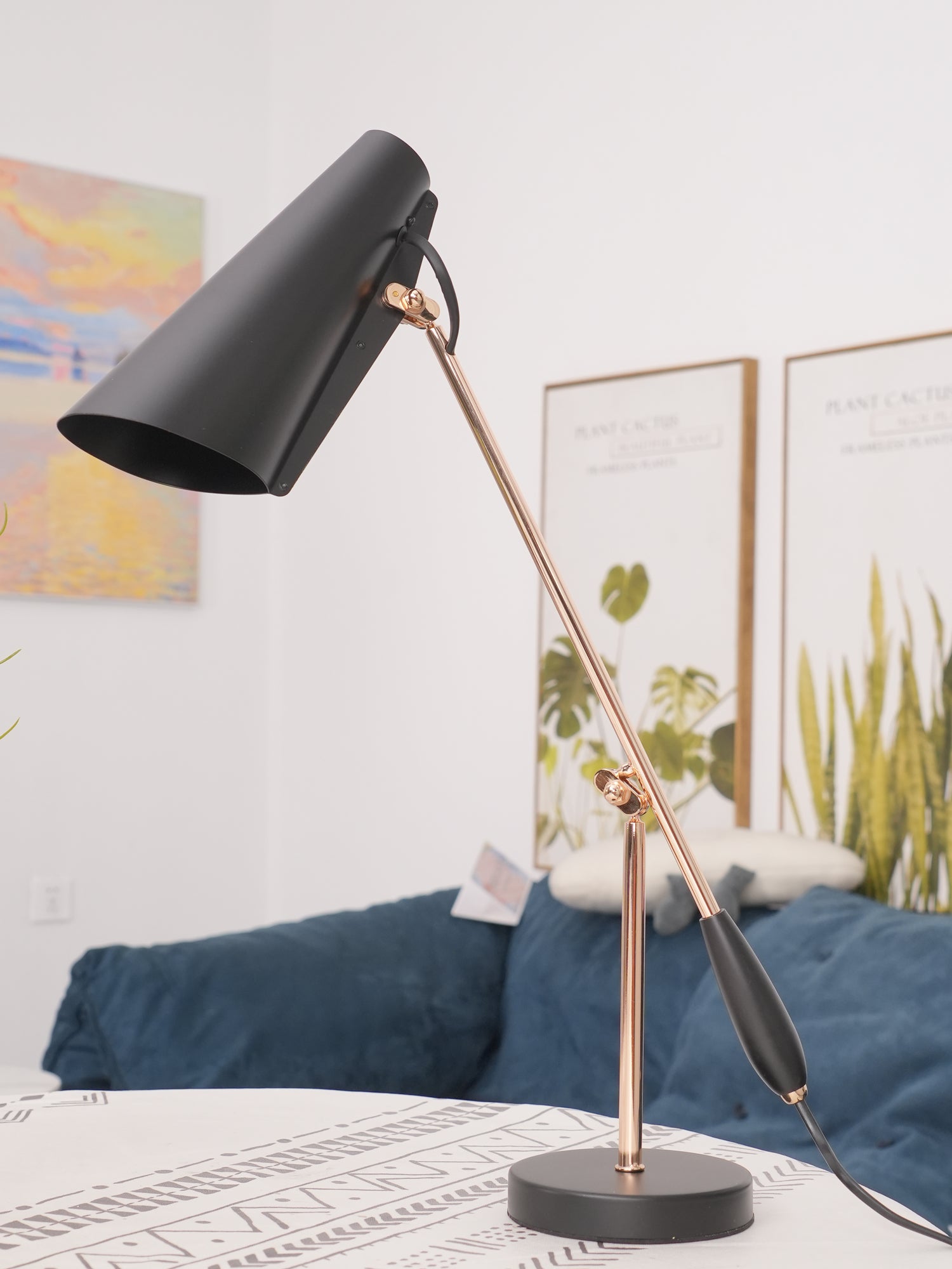 Modern Birdy Table Lamp - Adjustable LED Desk Light for Home Office, Bedroom & Study - Perfect for Reading, Working & Decor