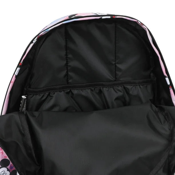 Mickey Mouse Tie Dye Backpack 16.5 Inch for School, Travel & Disney Fans - Cute Disney Character Daypack for Kids & Adults