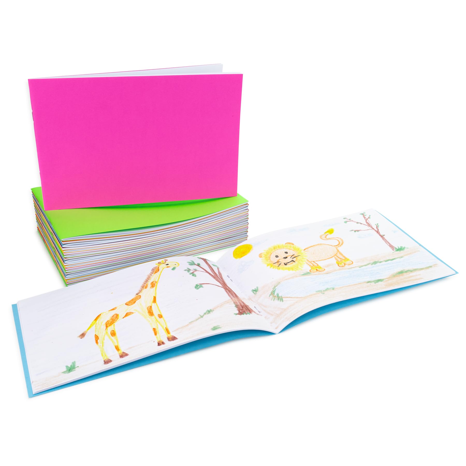 Hygloss 10-Pack Blank Books 4.25x5.5