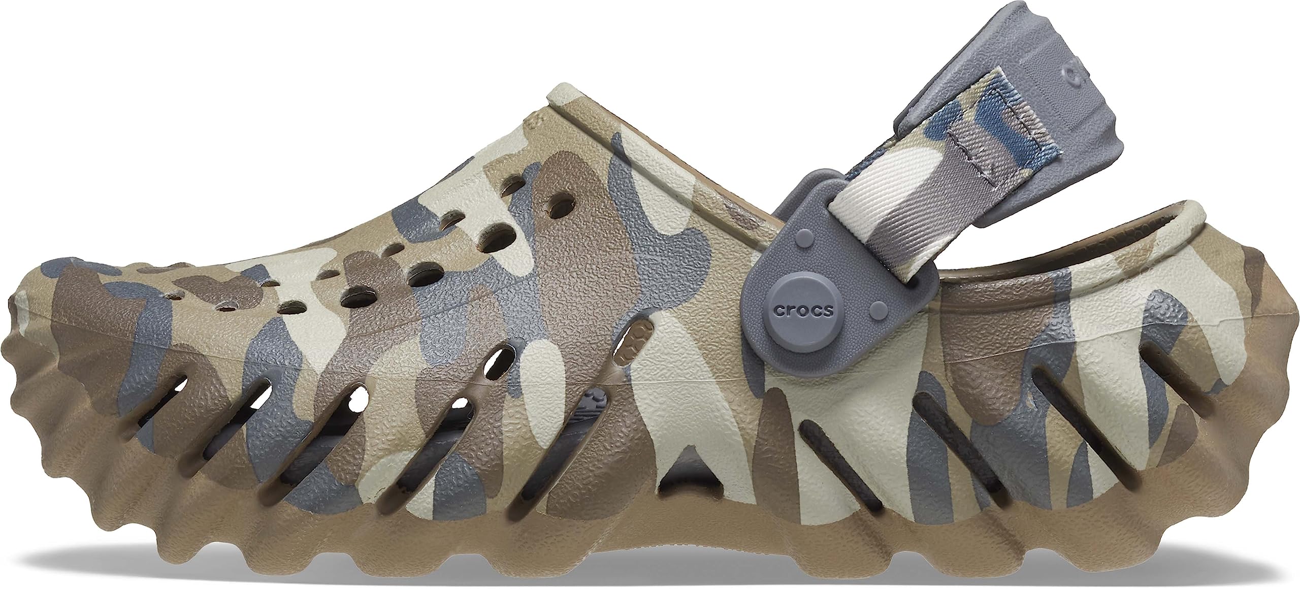 Crocs Kids' Echo Clog - Lightweight & Comfortable Water Shoes for Boys & Girls - Perfect for Beach, Pool, and Outdoor Play