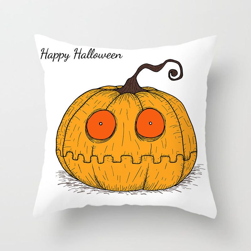 Spooky Halloween Pillowcase - Soft & Comfortable Decorative Pillow Cover for Halloween Decorations - Perfect for Home, Party, and Seasonal Decor