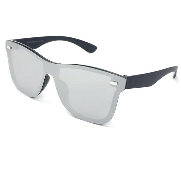 Sustainable Silver Square Wayfarer Sunglasses for Women - Eco-Friendly Fashion Accessory for Outdoor Activities, Beach & Driving