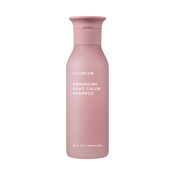 AYUNCHE Enhancing Silky Color Shampoo 200g - Sulfate-Free Hair Care for Color-Treated & Damaged Hair - Adds Shine & Moisture for Vibrant, Healthy-Looking Hair - Perfect for Daily Use at Home or Salon
