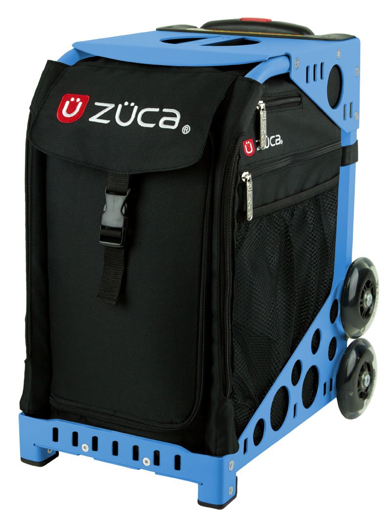 ZUCA Obsidian Sport Insert Bag with Blue Frame & Free Utility Pouch - Perfect for Gym, Travel, and Sports Equipment Storage