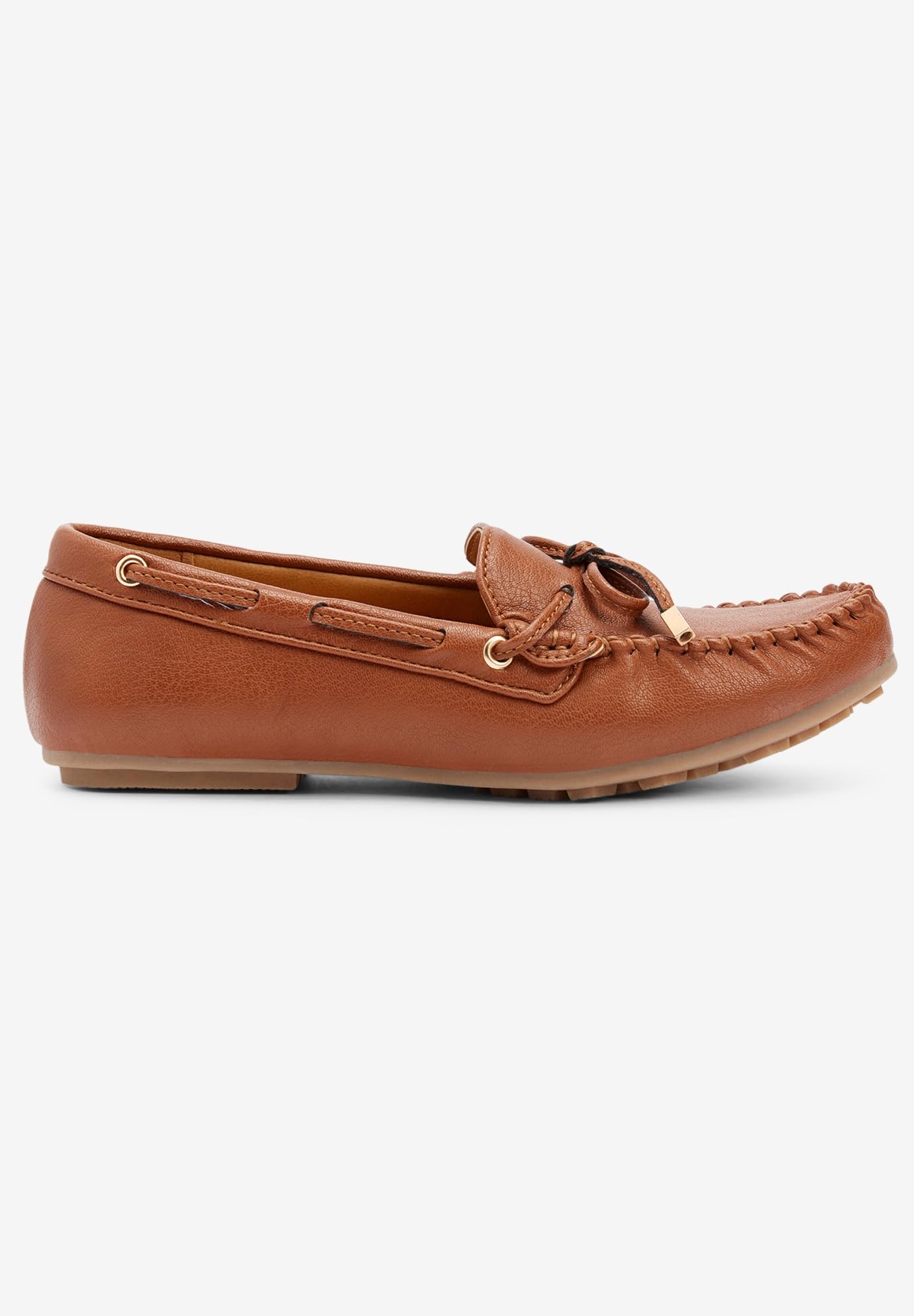 Comfortview Women's Wide Width The Ridley Flat - Comfortable Slip-On Shoes for Work, Travel & Everyday Wear
