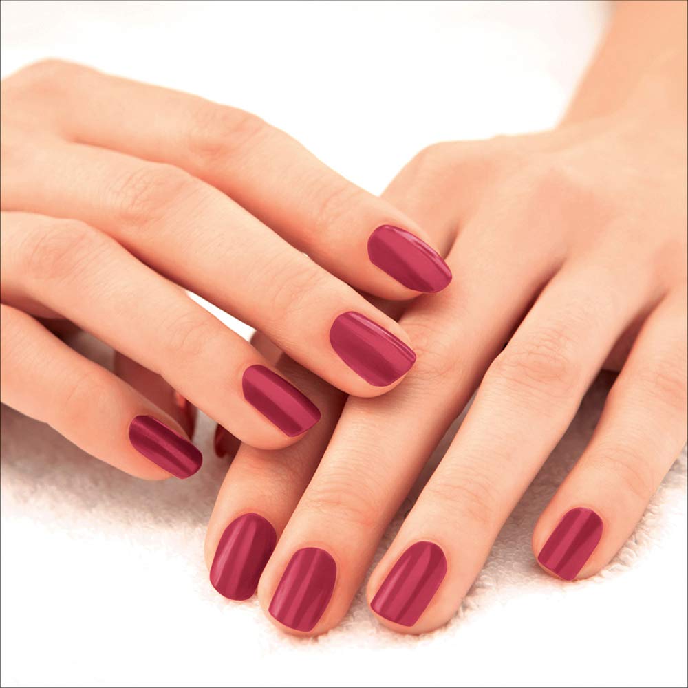 Lakmé 9 to 5 Primer + Gloss Nail Polish - Red Alert (6ml) | Long-Lasting Shine & Vibrant Color for Professional & Everyday Nail Looks