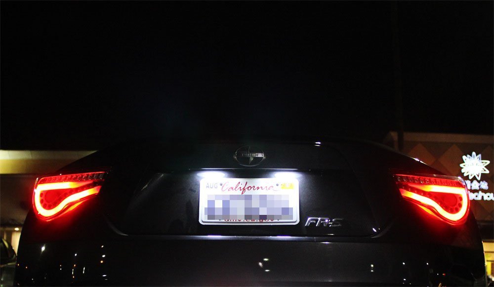 White LED License Plate Light Bulbs - Direct Replacement for Scion FRS, Subaru BRZ & More - Perfect for Nighttime Visibility & Vehicle Customization