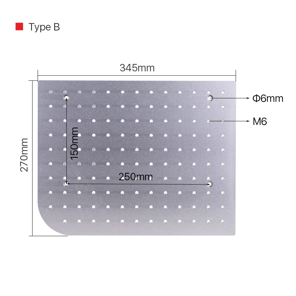 Cloudray Fiber Laser Marking Work Table - 320x280mm Aluminum Work Platform for Laser Engraving Machines | Perfect for Jewelry, Electronics & Metal Marking