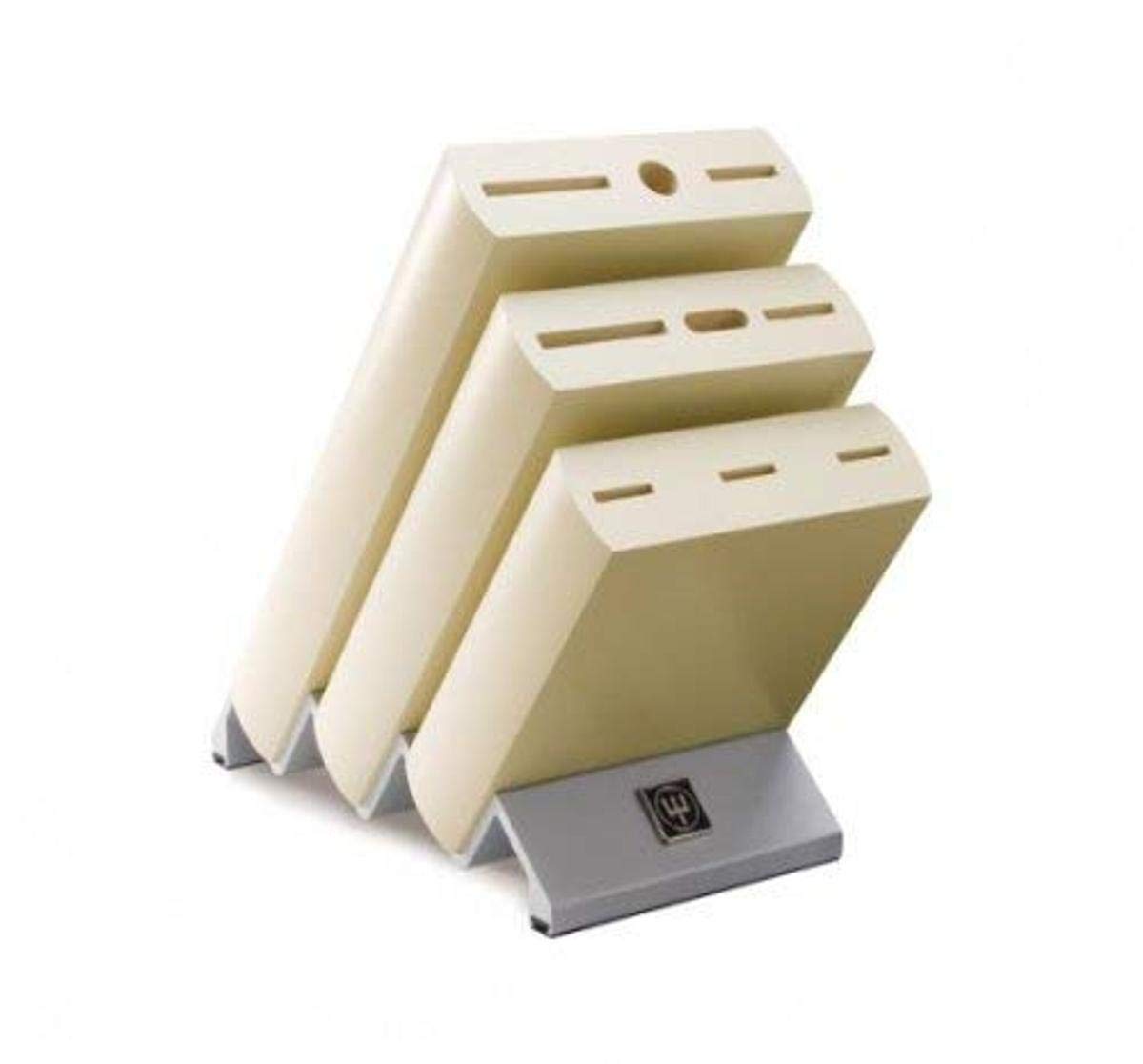 WUSTHOF ADLP401 7254 8-Piece German Stainless Steel Knife Block Set - White Wooden Storage for Kitchen - Perfect for Home Chefs & Cooking Enthusiasts