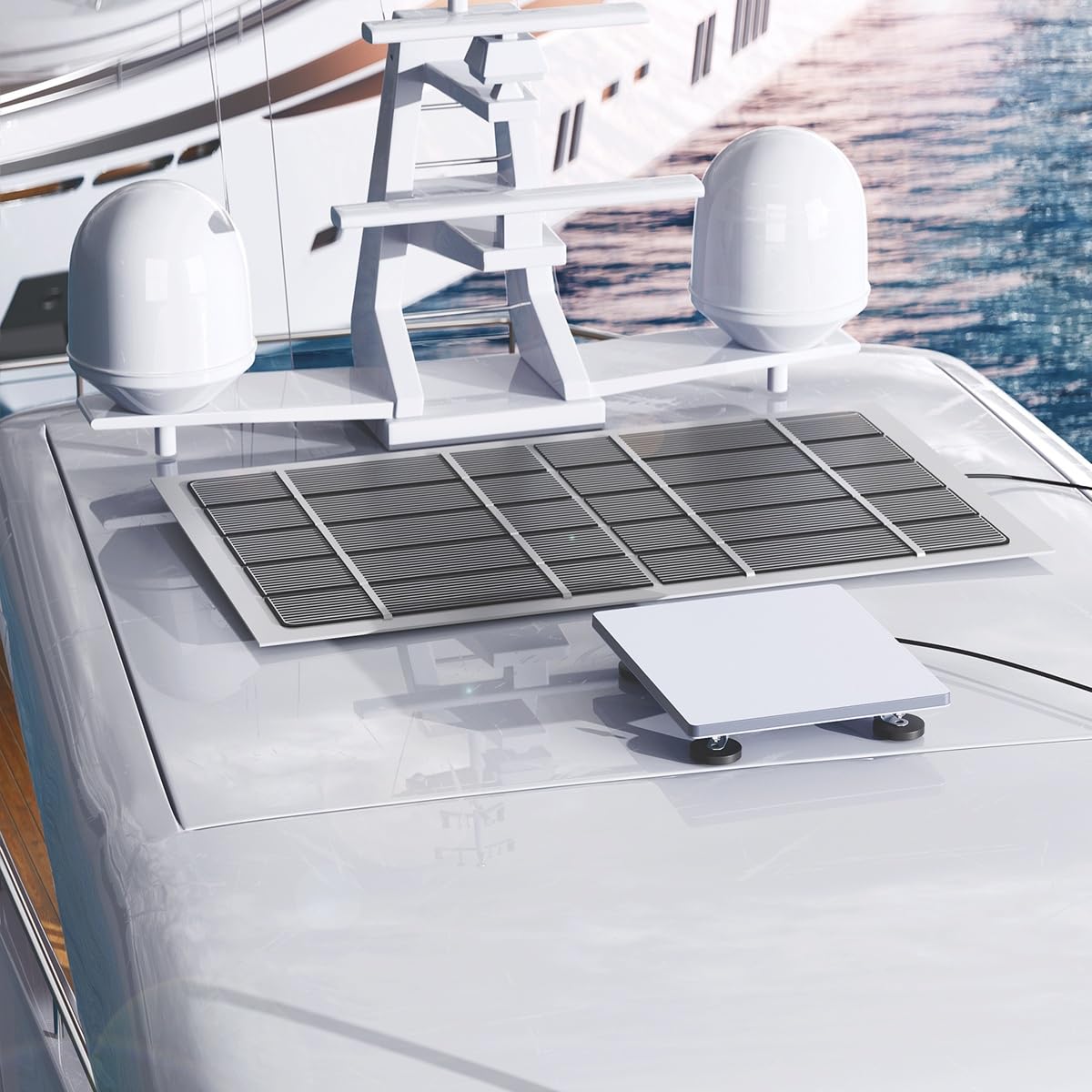 Starlink Mini Car Roof Mount - Patented Magnetic Quick Release Mounting Kit for RVs, Vans, Boats, Yachts & Trucks | Durable Aluminum Alloy | Perfect for Road Trips, Camping & Marine Adventures