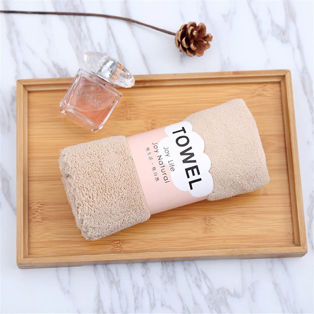 35x75cm Quick-Dry Microfiber Bath Towel - Ultra Absorbent Face, Hair & Hand Towel for Women - Soft Solid Color Bathroom & Gym Towel (D Color) - Perfect for Travel, Spa & Home Use
