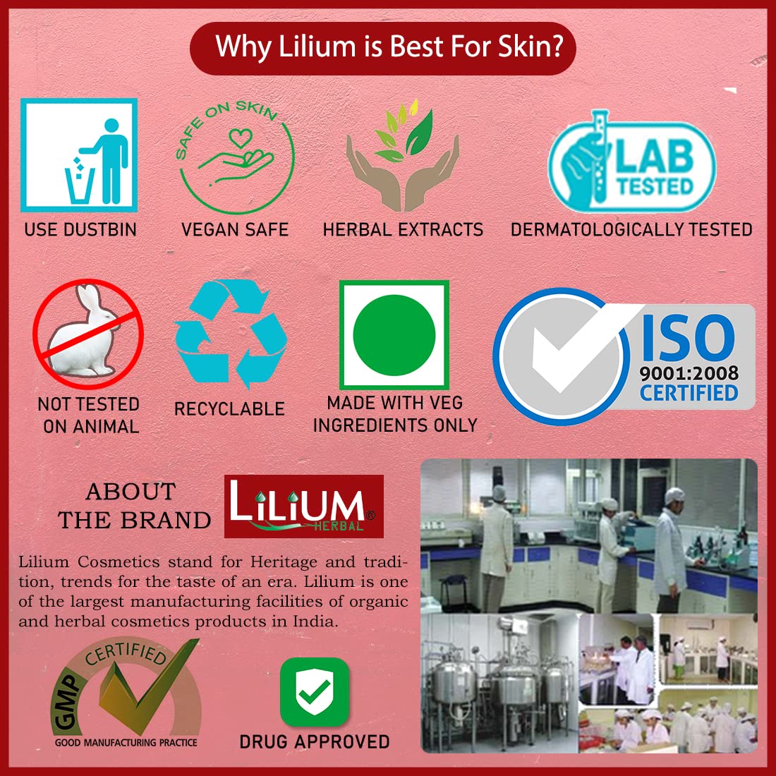 Lilium Fruit Face Pack - 250gm Natural Skincare for Glowing Skin | Perfect for Daily Use & Spa Treatments