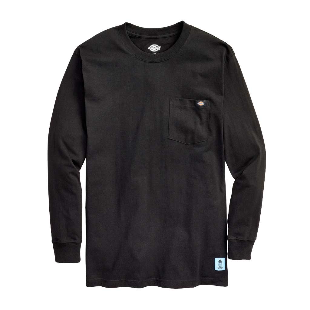 Dickies x Estevan Oriol HVY LA Nights Long Sleeve Pocket Tee - Black | Streetwear Fashion for Urban Style & Night Outfits
