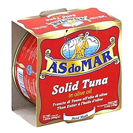 Premium A's Do Mar Tuna Fish in Olive Oil - 7oz Cans (Pack of 6) | High Protein, Keto & Paleo Friendly | Perfect for Salads, Sandwiches & Healthy Meal Prep