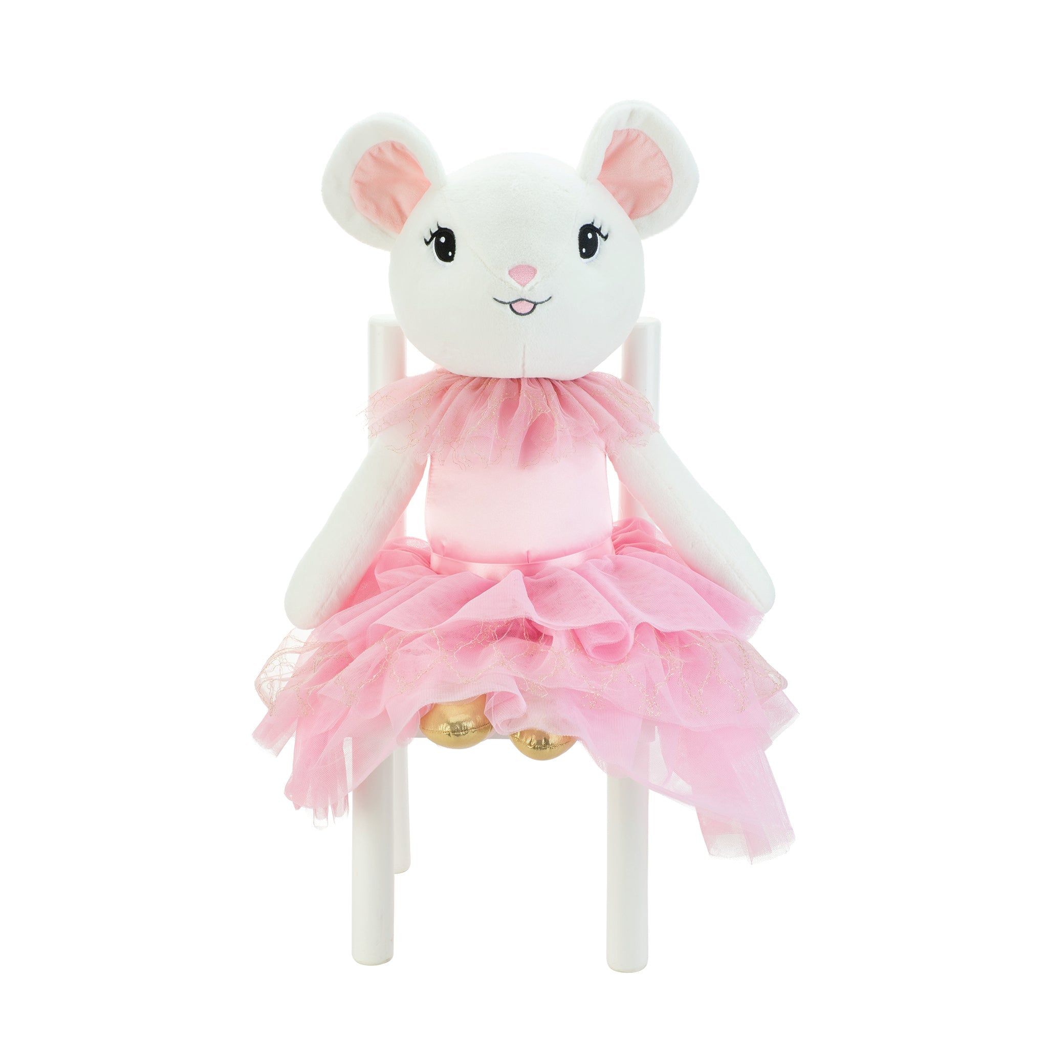 Claris The Mouse Big Pink Parfait Plush Doll - Soft Stuffed Animal Toy for Kids, Kawaii Collectible Gift for Anime Fans | Perfect for Bedroom Decor, Birthday Presents & Cute Photo Props