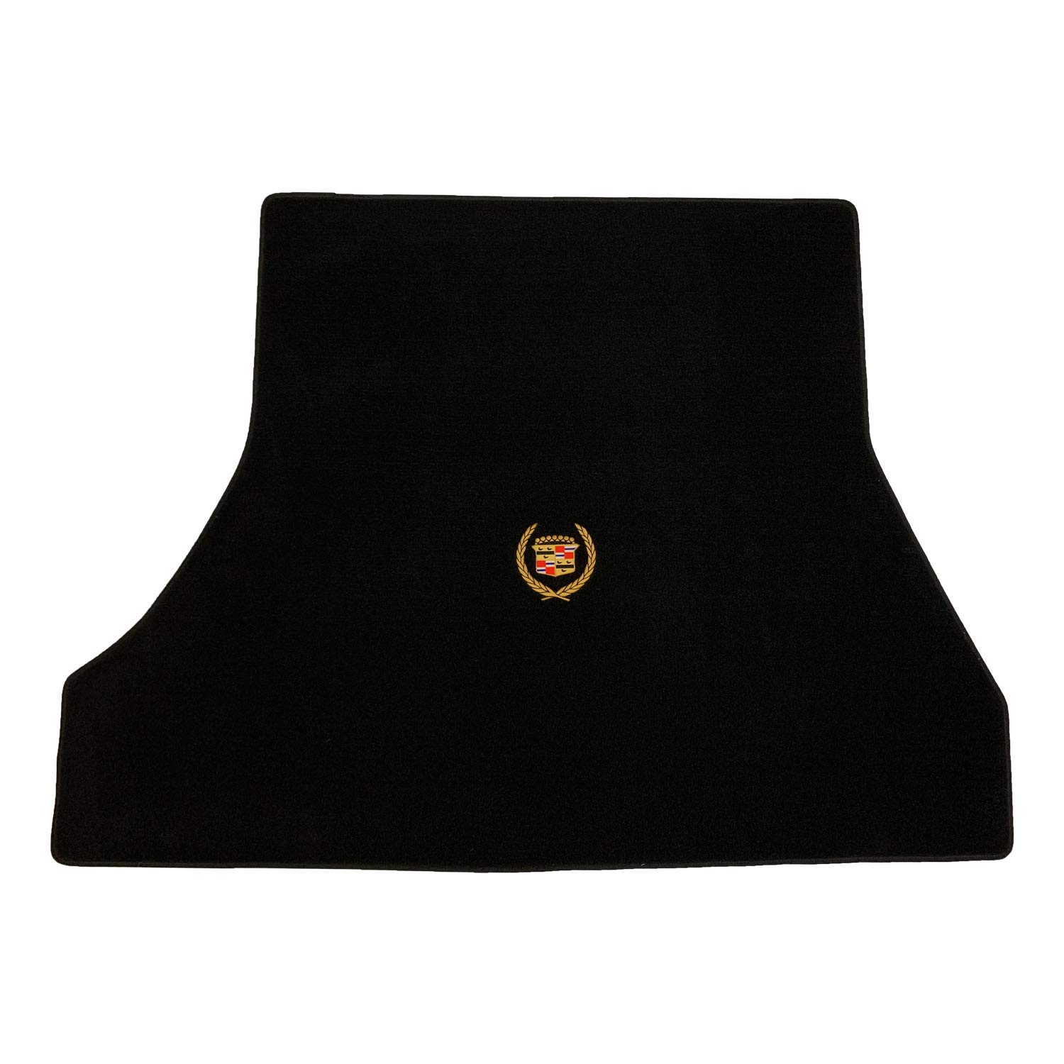 Premium Custom-Fit Carpeted Floor Mats for Cadillac Allante 1987-1993 - Luxury Black Car Floor Liners with Gold Wreath Trunk Mat | All-Weather Protection & Enhanced Interior Style