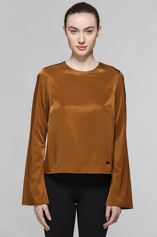 Stylish Porter Long Sleeve Top for Women - Comfortable Casual & Work Blouse - Perfect for Office, Dating & Everyday Wear