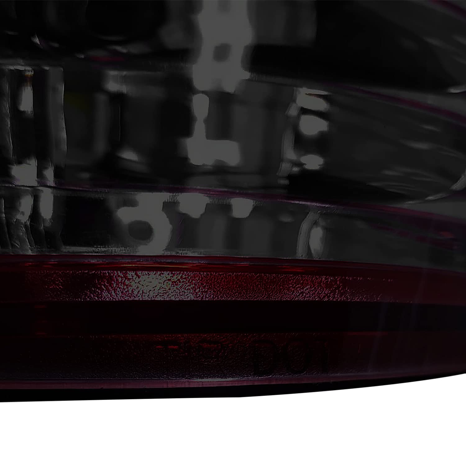 Spec-D Tuning Red Smoke Lens LED Tail Lights for Chevy/GMC C/K 1500/2500/3500 Trucks - Left & Right Pair Assembly - Enhanced Visibility & Style for Night Driving & Custom Builds