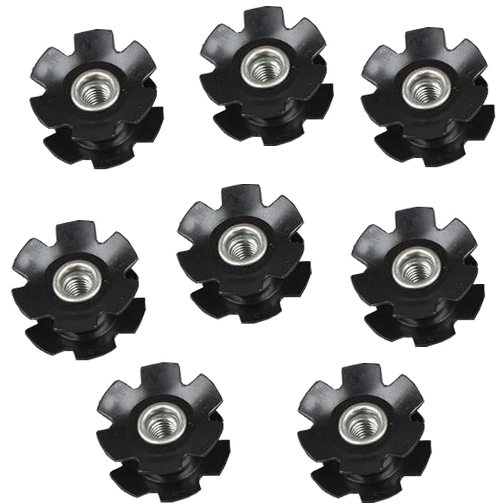 8Pcs/Set Universal Bicycle Headset Star Nut Setting Tool Kit - 1-1/8 inch (28.6mm) for Mountain & Road Bikes - Perfect for Fork Installation & Maintenance