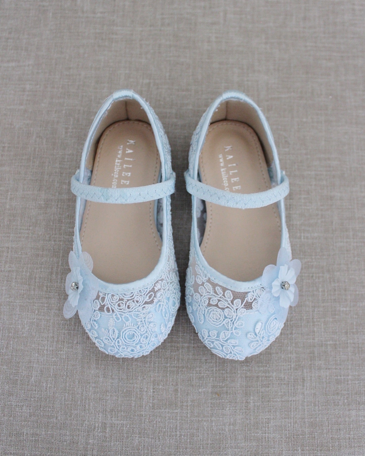 Elegant Crochet Lace Mary Jane Flats with Floral Applique - Comfortable Women's Shoes for Weddings, Parties & Spring Outfits