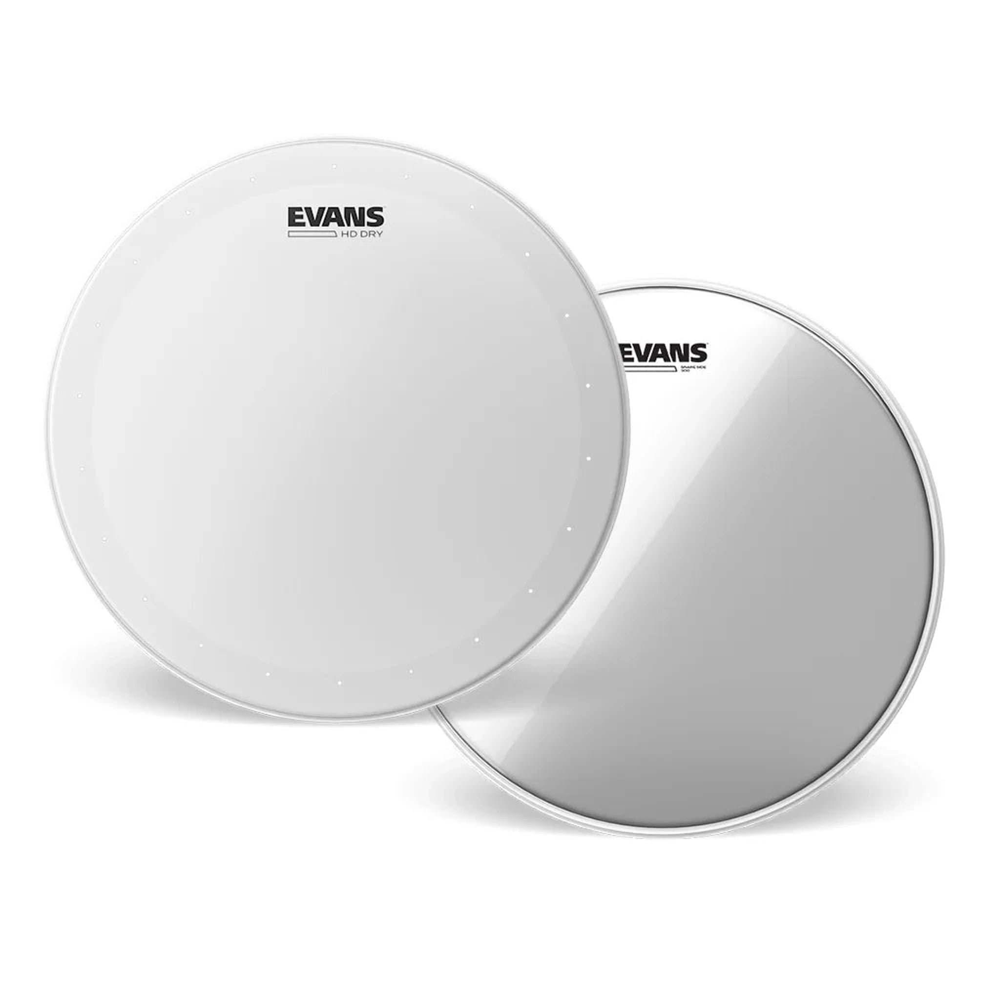 Evans 14 Gen HD Dry Coated & H30 Combo Pack - Premium Drum Heads for Professional Drummers - Perfect for Live Performances, Studio Recording, and Practice Sessions