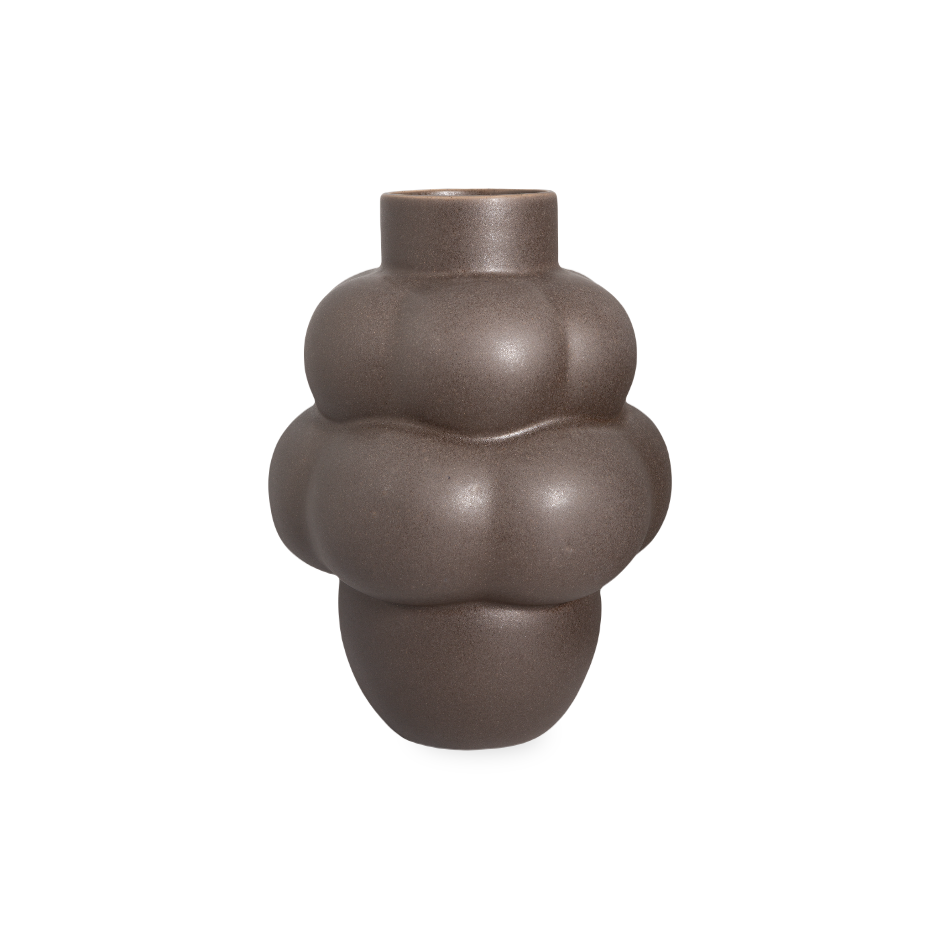 Elegant Brown Balloon Vase for Weddings, Parties & Home Decor - Handcrafted Glass Centerpiece for Floral Arrangements