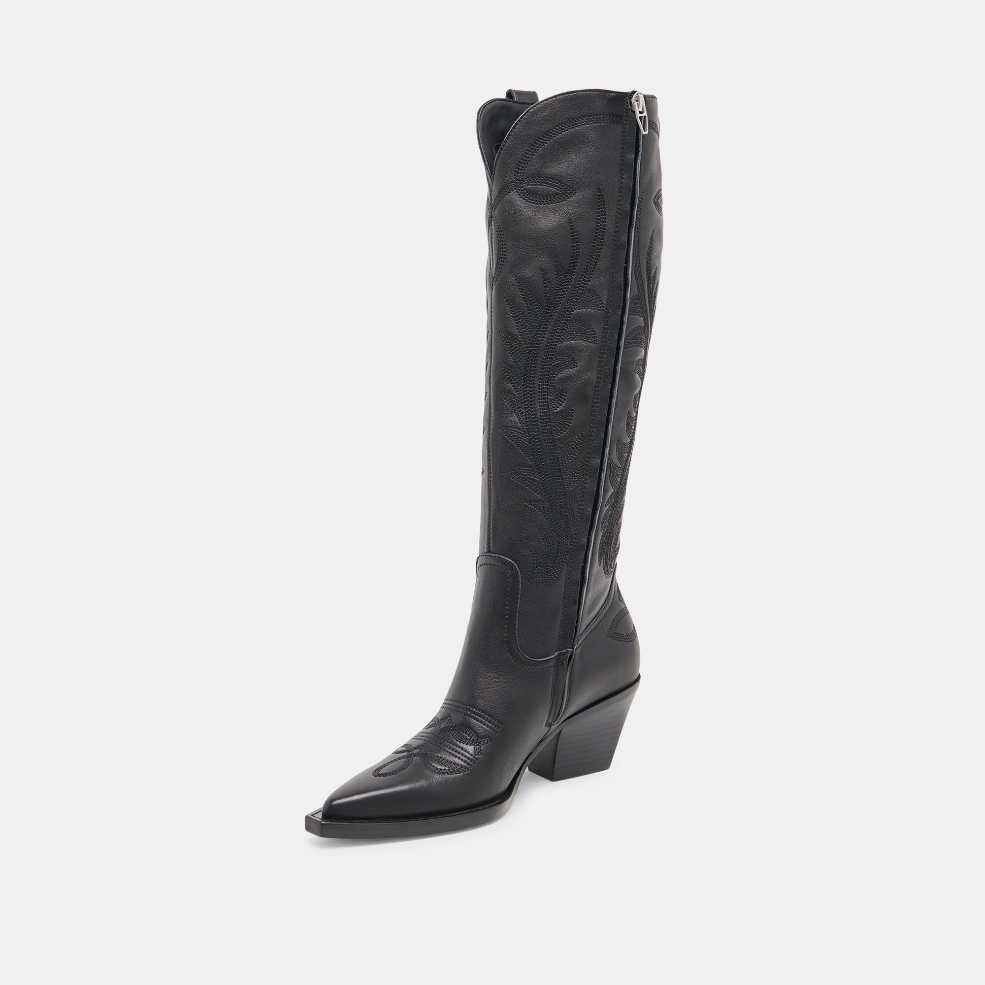 RYATT Wide Calf Boots for Women - Black Leather Ankle Boots with Comfortable Fit | Perfect for Work, Casual Wear & Outdoor Activities