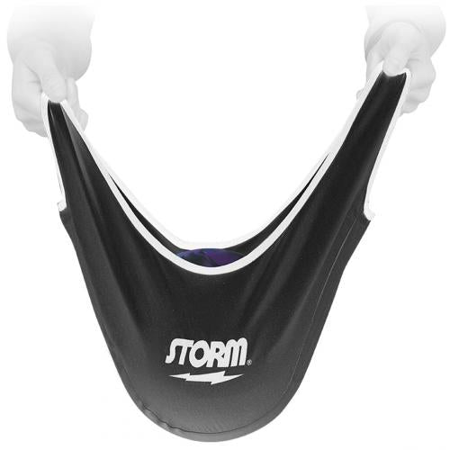 Storm Deluxe See Saw Ball Towel - Black & White - Perfect for Beach, Pool, Gym & Outdoor Sports - Absorbent & Quick-Drying