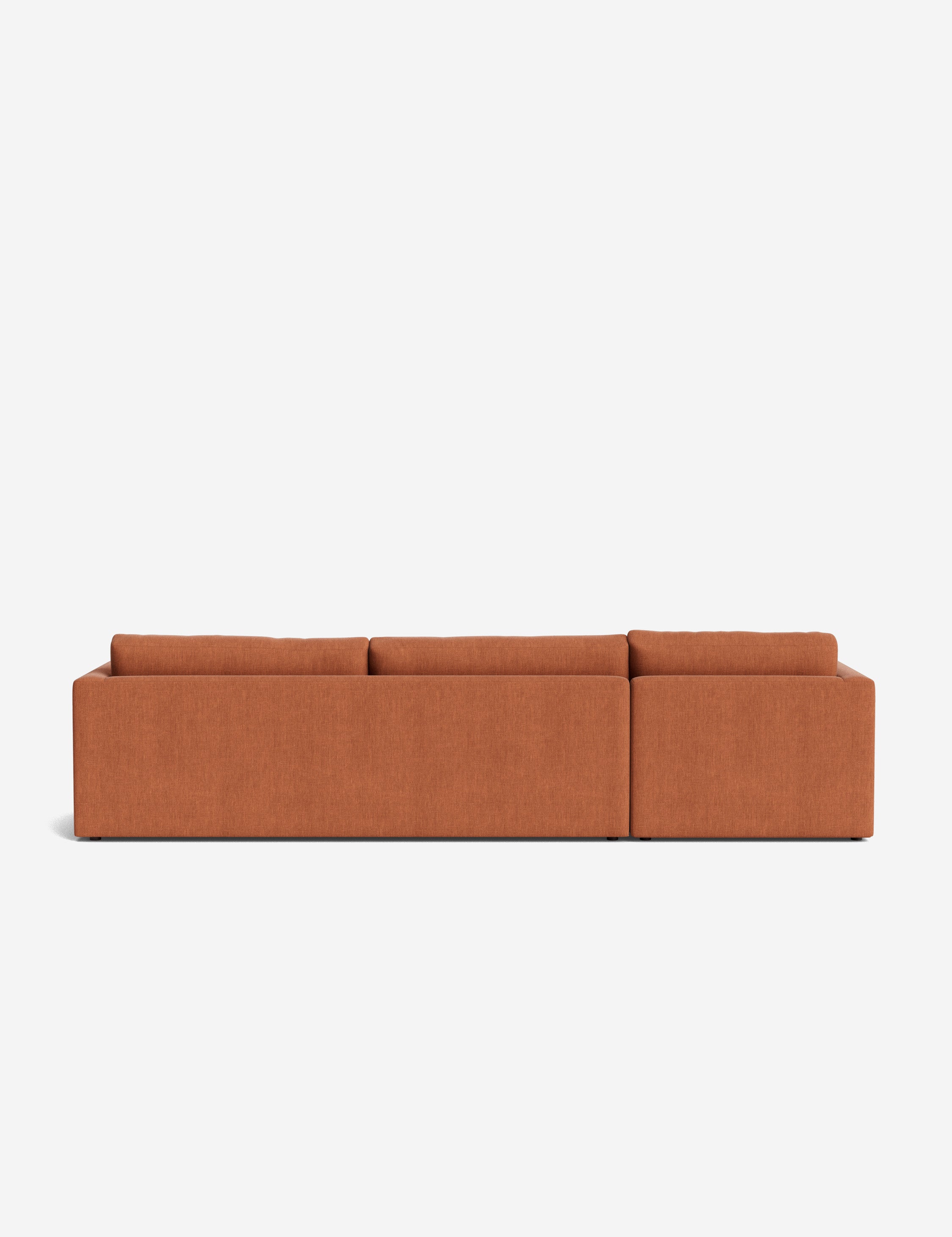Durham Chaise Sectional Sofa - Modern L-Shaped Couch with Chaise Lounge | Comfortable Fabric Sofa Set for Living Room, Family Room & Lounge Areas