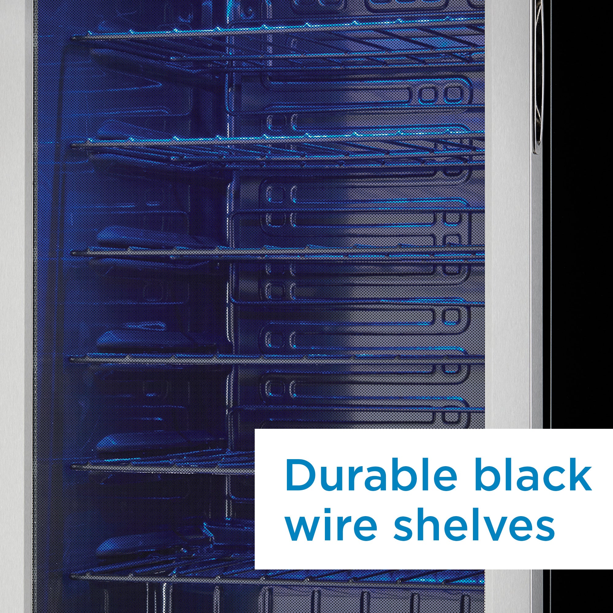 Danby DWC036A1BSSDB 36-Bottle Stainless Steel Freestanding Wine Cooler - Perfect for Home Bars, Restaurants & Wine Cellars