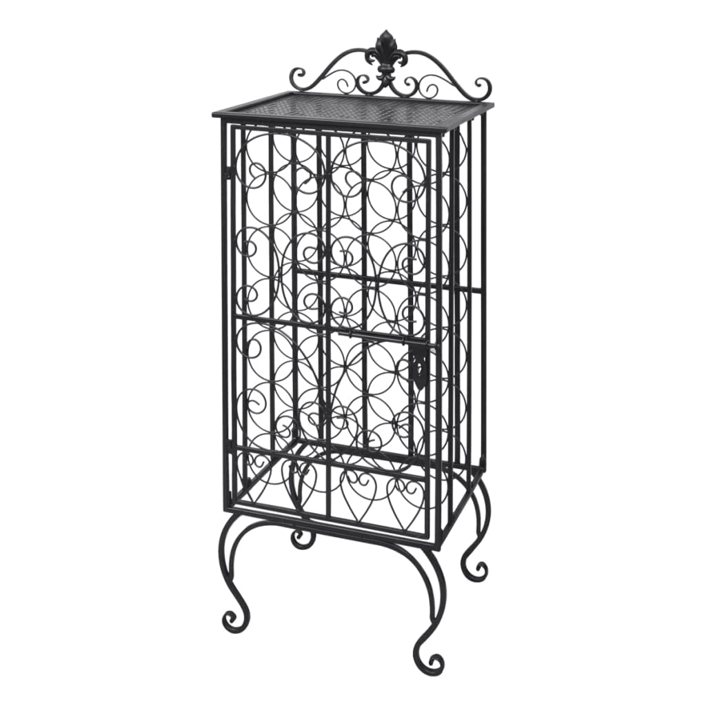CHARMMA 28-Bottle Freestanding Metal Wine Rack - Sturdy Wine Holder & Display Shelf for Kitchen, Bar, Living Room - Perfect for Wine Storage & Home Decor - Dimensions 1'7