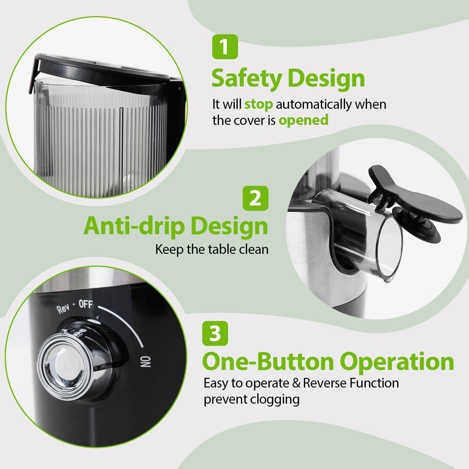 Aeitto Cold Press Juicer Machine - 4.9
