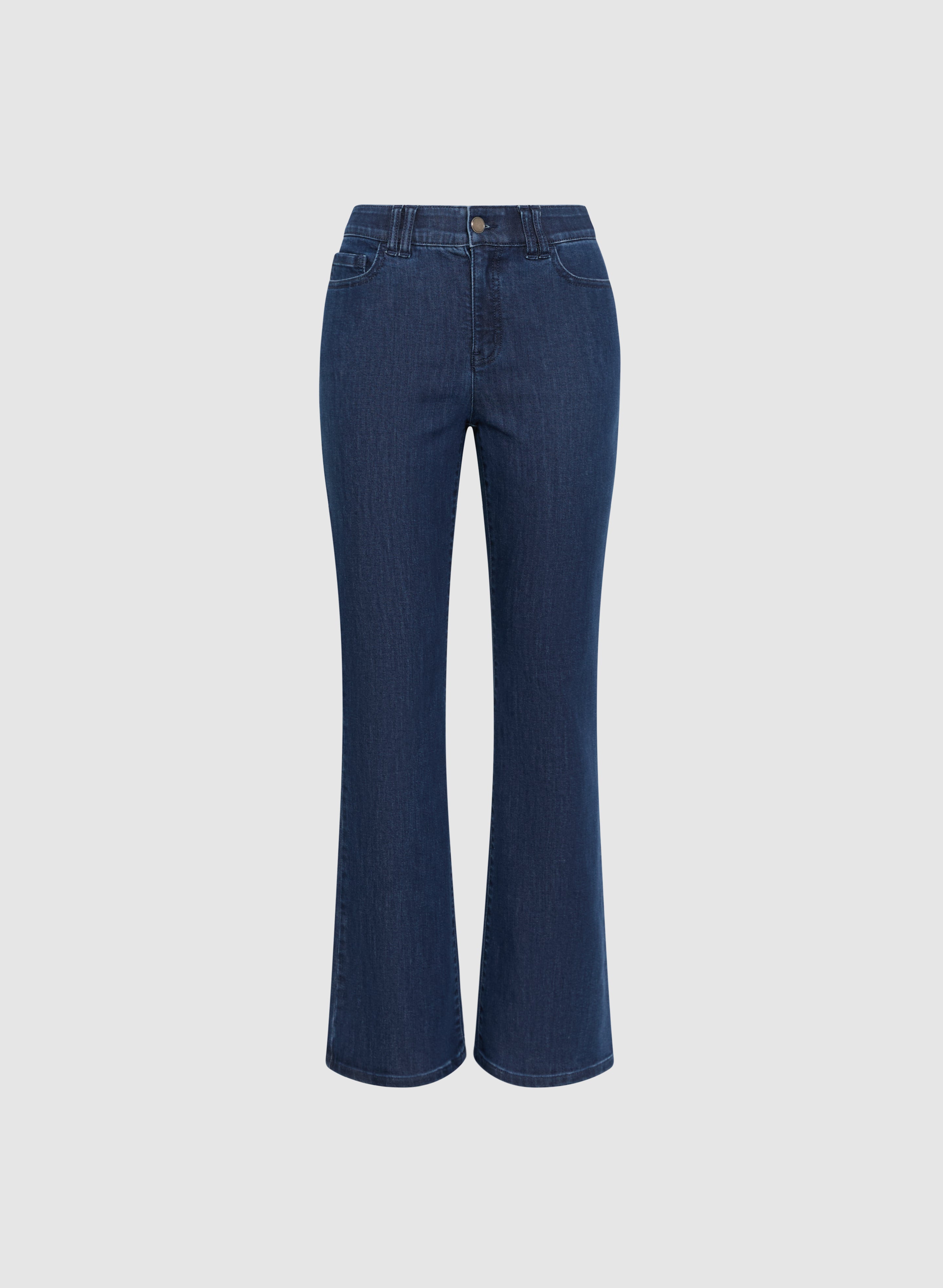 Flare Leg Jeans for Women - Dark Blue High Waist Bootcut Denim Pants | Laura 3010331 0255 964 | Perfect for Casual Wear, Date Night & 70s Retro Style