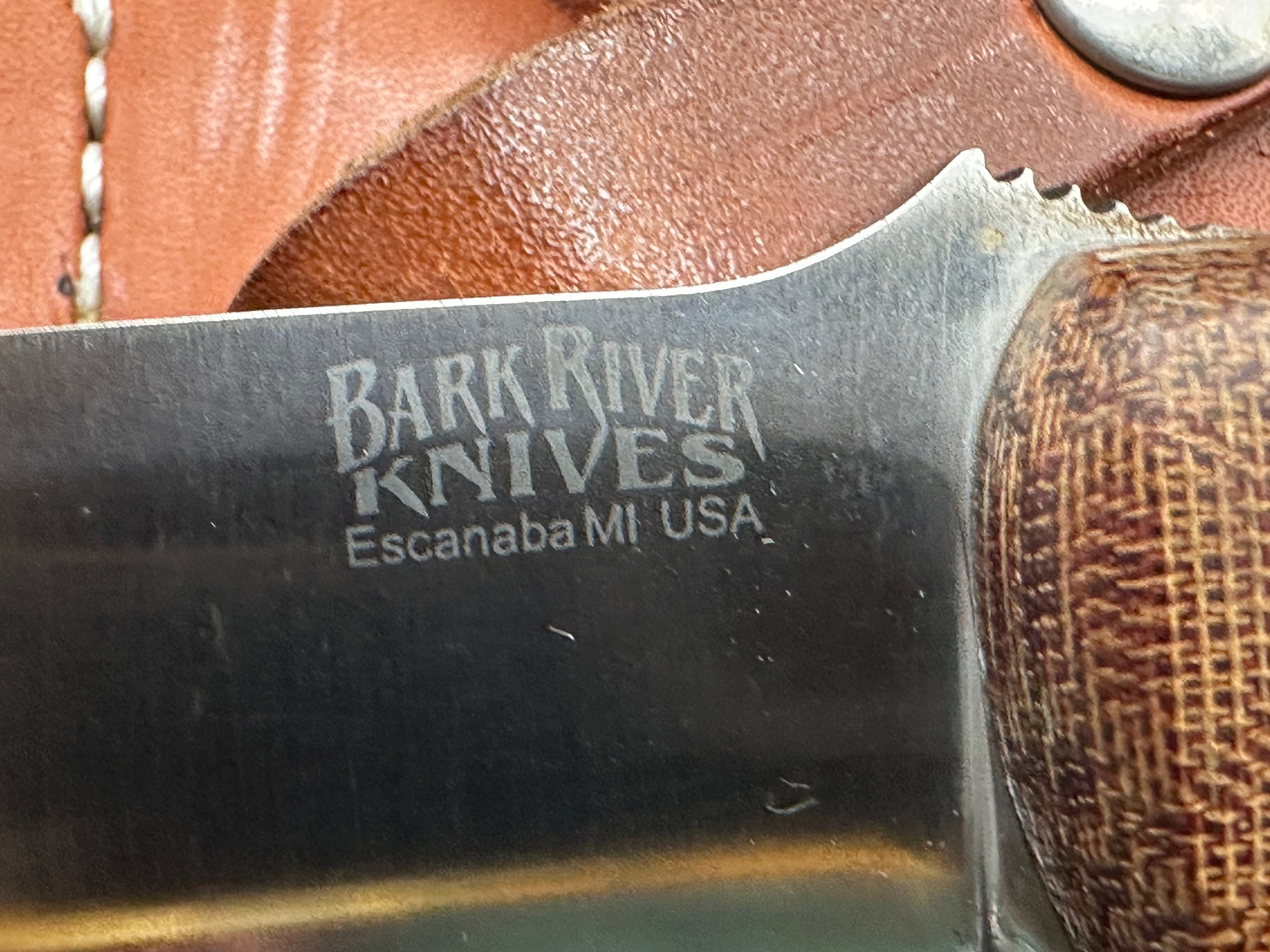 Bark River Bravo A2 Knife - High-Quality Outdoor Survival Blade for Hunting, Camping & Bushcraft | Durable Fixed Blade Knife for Tactical, EDC & Adventure Use
