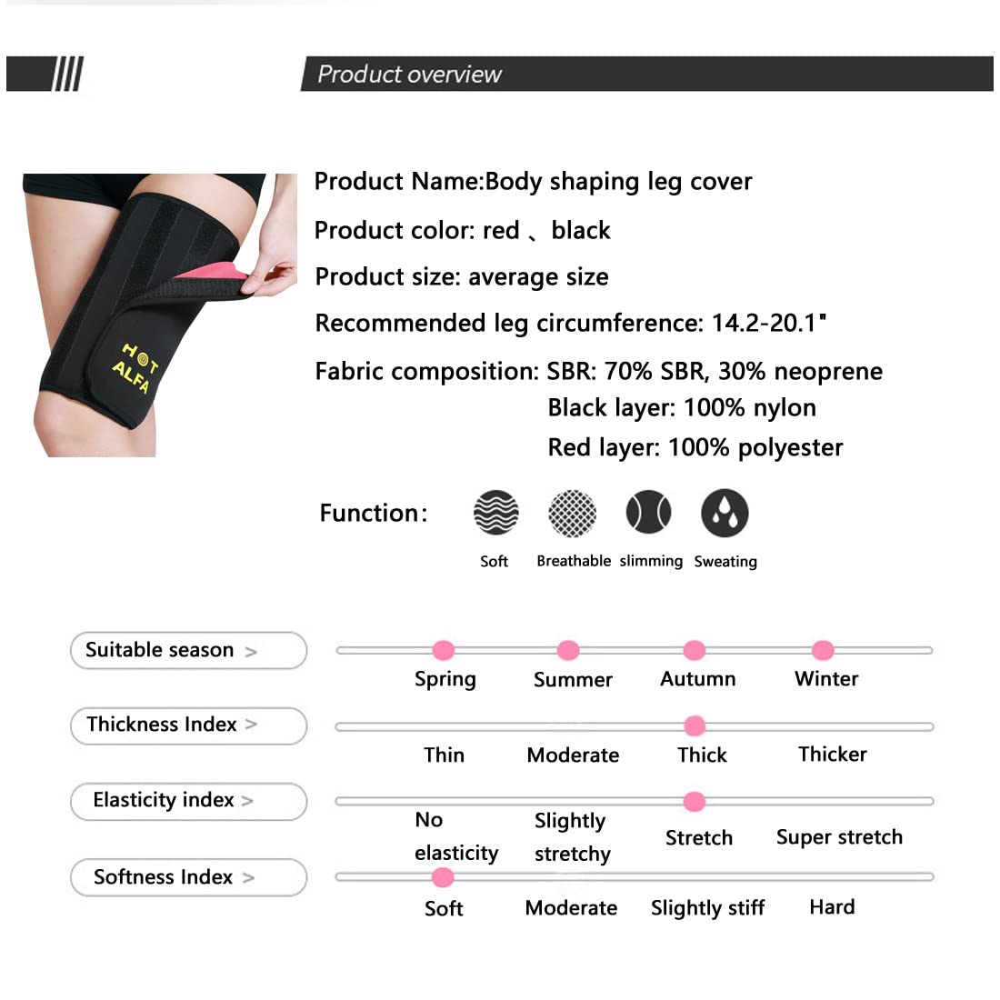 2 Pack Thigh Trimmer Wraps - Sweat Bands for Women & Men, Athletic Compression Thigh Support for Workout, Fitness & Weight Loss - Boosts Sweat & Heat to Maximize Exercise Results - Perfect for Gym, Running & Home Workouts