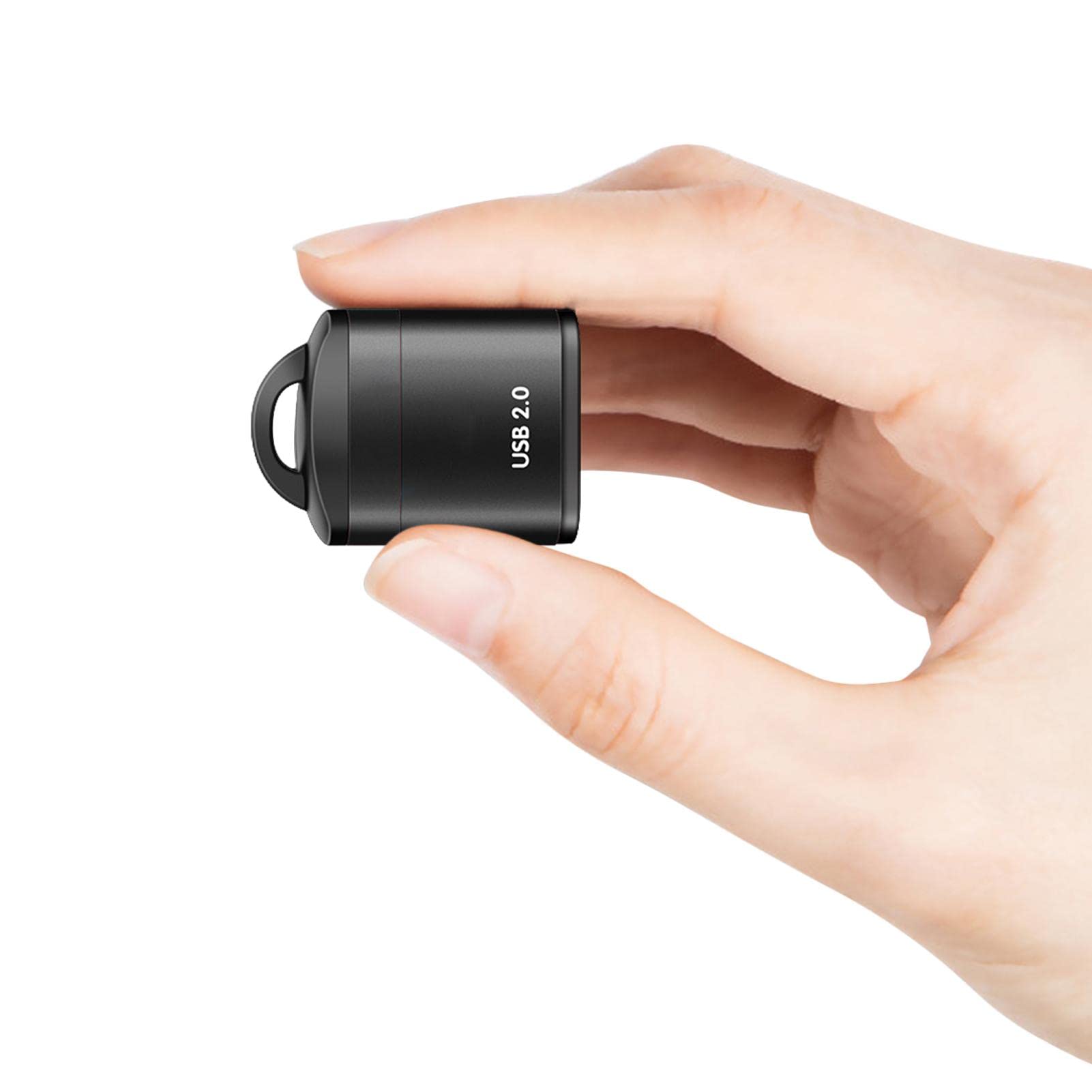 High-Speed USB 2.0 Card Reader - Micro SD Adapter for Computer, Phone & Car (0.78x0.70 Inches) | Perfect for Data Transfer, Music Playback & File Backup