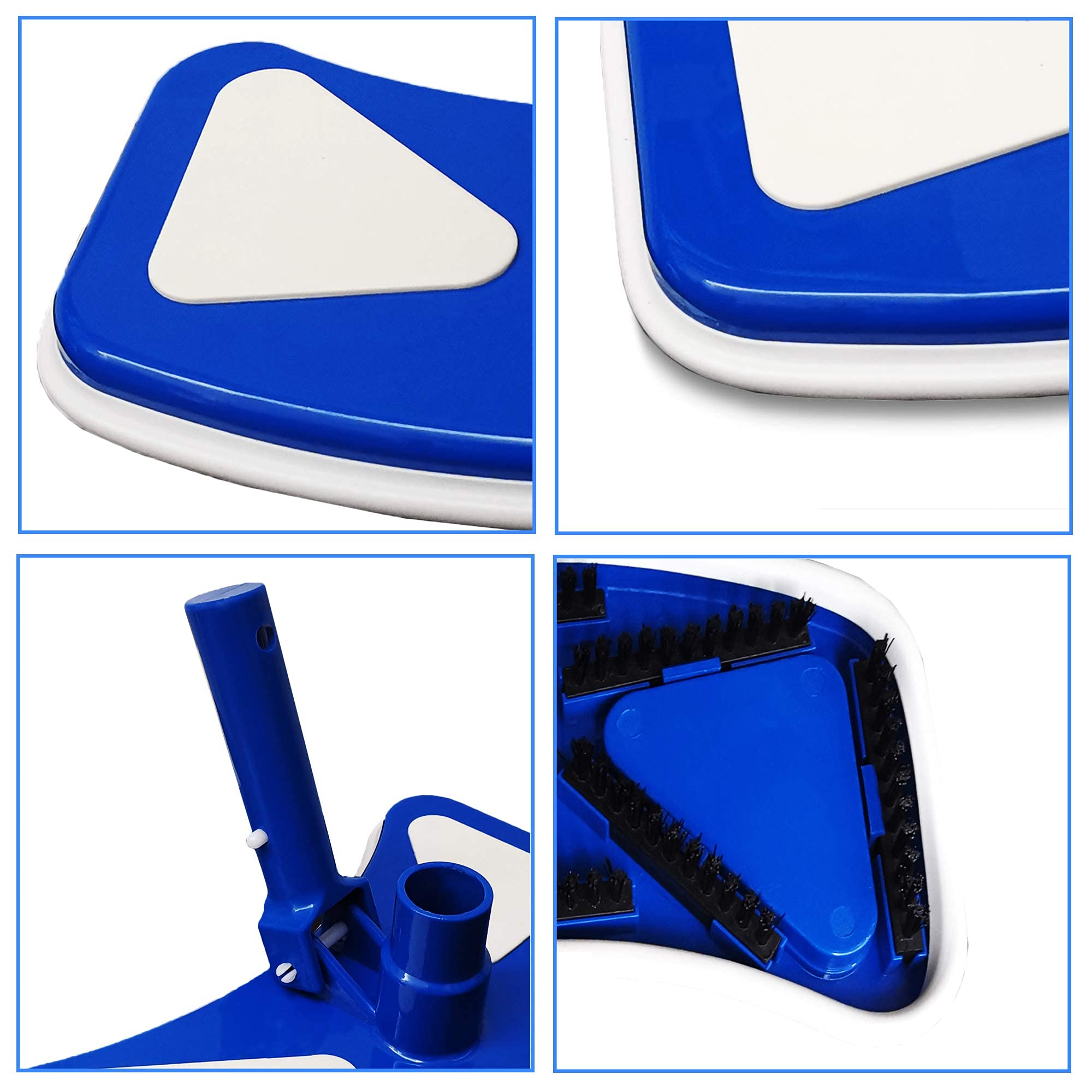 SUNYPLAY Weighted Butterfly Pool Vacuum Head with Nylon Brushes - 11
