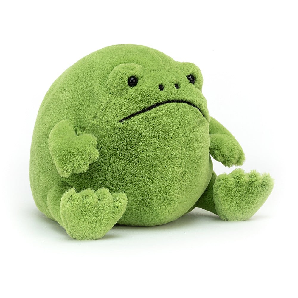 Jellycat Ricky Rain Frog Plush Toy - Soft & Cuddly Stuffed Animal for Kids & Adults - Perfect for Gifts, Nursery Decor, and Comfort